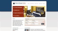 Desktop Screenshot of adamsmorganhotels.com